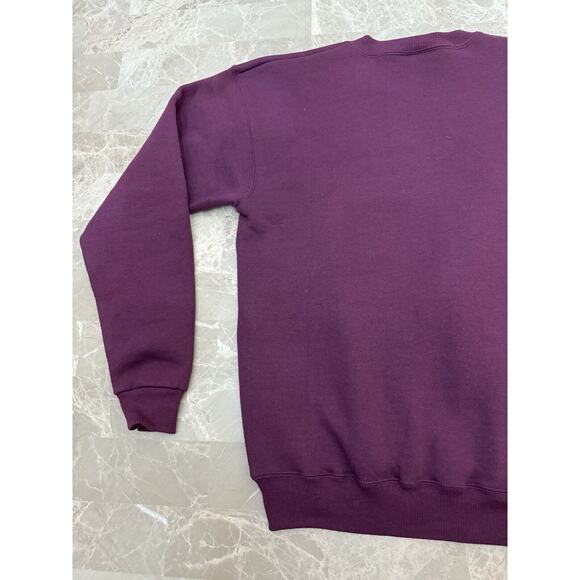 Vintage Olympic Sweatshirt Mens Purple JC Penney USA Embroidered Size Medium - Picture 9 of 10